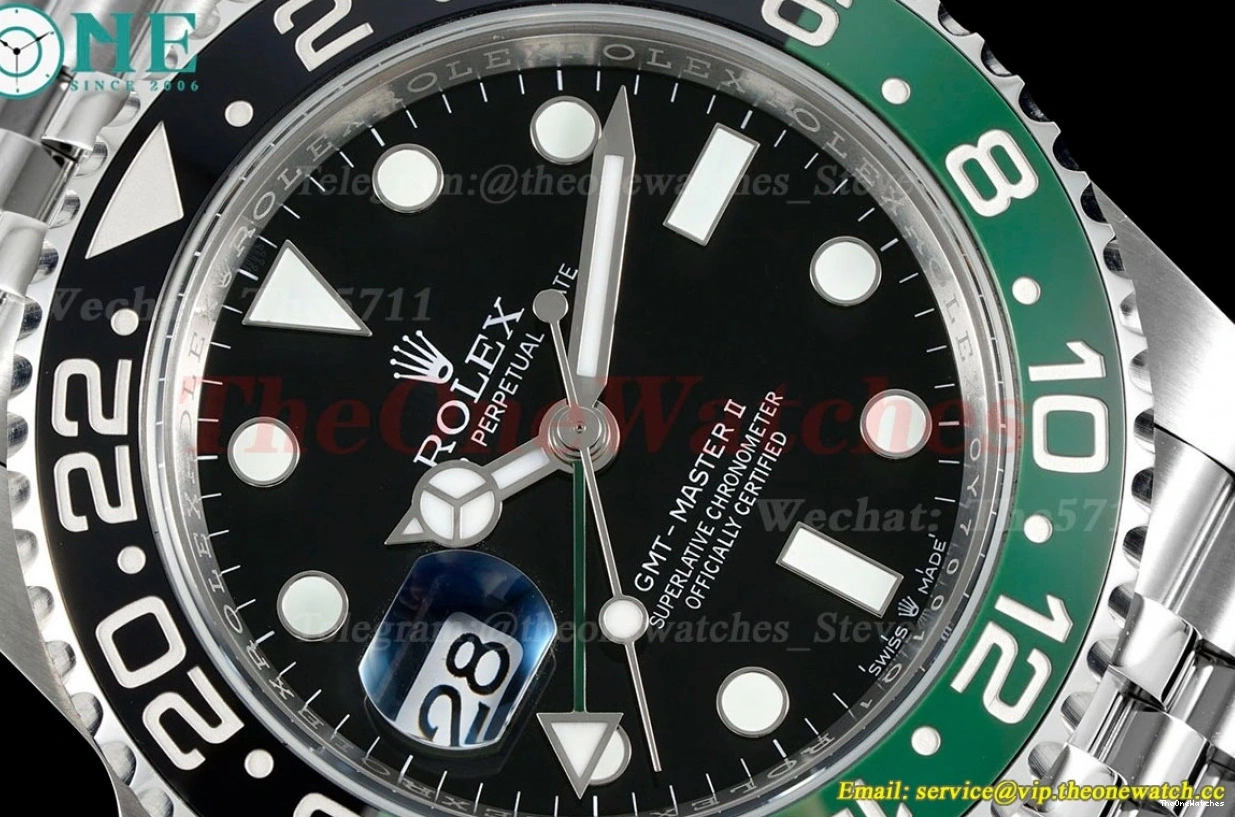 Sprite Master Jub SH3285 II GMT Black EWEF SS SS Dial 126720 40mm 1218